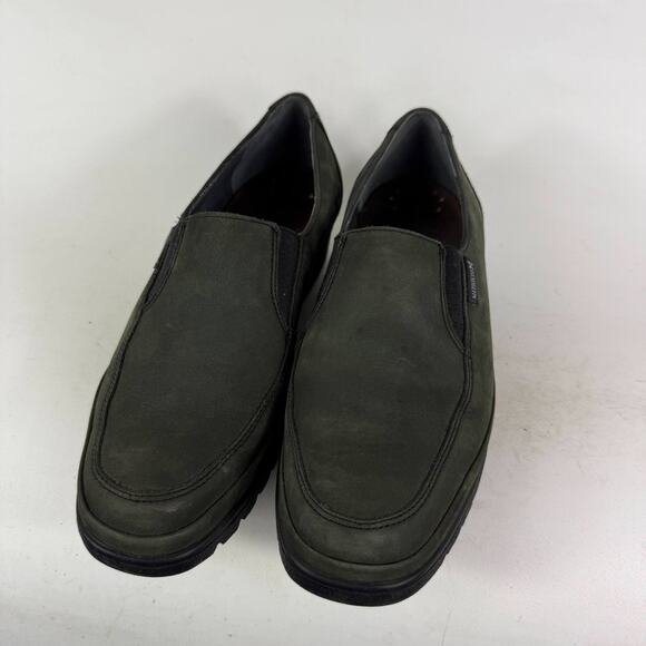 Mephisto Bertrane Loafers Women's 10 Green Suede Slip-On Round Toe Comfort Shoes - Picture 4 of 10